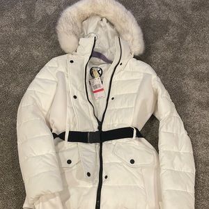 Michael Kors white puffer